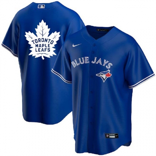 Men Toronto Blue Jays 26 Leafs Royal With White Leafs Log Cool Base Stitched Jersey Men Toronto Blue Jays 26 Leafs Royal With White Leafs Log Cool Base Stitched Jersey