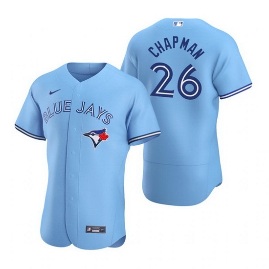 Men Toronto Blue Jays 26 Matt Chapman Blue Flex Base Stitched Baseball jersey Men Toronto Blue Jays 26 Matt Chapman Blue Flex Base Stitched Baseball jersey