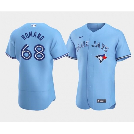 Men Toronto Blue Jays 68 Jordan Romano Blue Flex Base Stitched Baseball Jersey Men Toronto Blue Jays 68 Jordan Romano Blue Flex Base Stitched Baseball Jersey