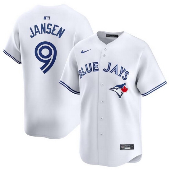 Men Toronto Blue Jays 9 Danny Jansen White 2024 Home Limited Stitched Jersey Men Toronto Blue Jays 9 Danny Jansen White 2024 Home Limited Stitched Jersey