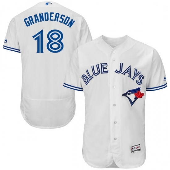 Mens Majestic Toronto Blue Jays 18 Curtis Granderson White Home Flex Base Authentic Collection MLB Jersey Mens Majestic Toronto Blue Jays 18 Curtis Granderson White Home Flex Base Authentic Collection MLB Jersey