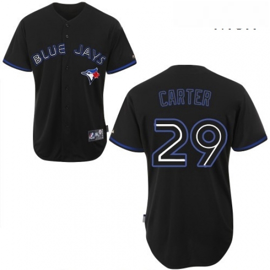 Mens Majestic Toronto Blue Jays 29 Joe Carter Authentic Black Fashion MLB Jersey Mens Majestic Toronto Blue Jays 29 Joe Carter Authentic Black Fashion MLB Jersey