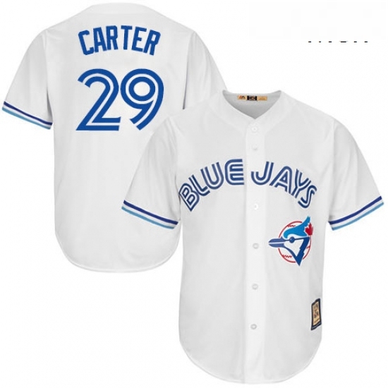 Mens Majestic Toronto Blue Jays 29 Joe Carter Authentic White Cooperstown MLB Jersey Mens Majestic Toronto Blue Jays 29 Joe Carter Authentic White Cooperstown MLB Jersey