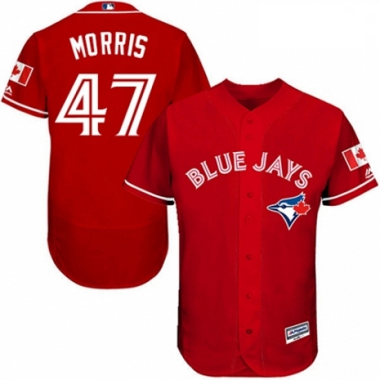 Mens Majestic Toronto Blue Jays 47 Jack Morris Scarlet Alternate Flex Base Authentic Collection MLB Jersey Mens Majestic Toronto Blue Jays 47 Jack Morris Scarlet Alternate Flex Base Authentic Collection MLB Jersey