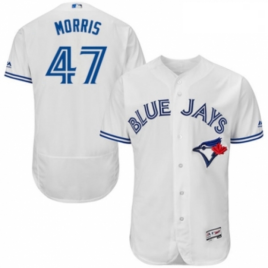 Mens Majestic Toronto Blue Jays 47 Jack Morris White Home Flex Base Authentic Collection MLB Jersey Mens Majestic Toronto Blue Jays 47 Jack Morris White Home Flex Base Authentic Collection MLB Jersey