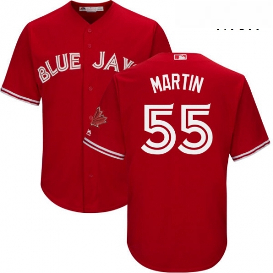 Mens Majestic Toronto Blue Jays 55 Russell Martin Replica Scarlet Alternate Cool Base MLB Jersey Mens Majestic Toronto Blue Jays 55 Russell Martin Replica Scarlet Alternate Cool Base MLB Jersey