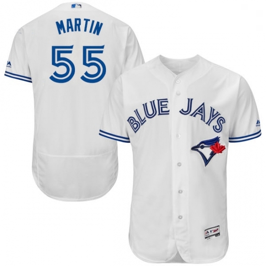 Mens Majestic Toronto Blue Jays 55 Russell Martin White Home Flex Base Authentic Collection MLB Jersey Mens Majestic Toronto Blue Jays 55 Russell Martin White Home Flex Base Authentic Collection MLB Jersey