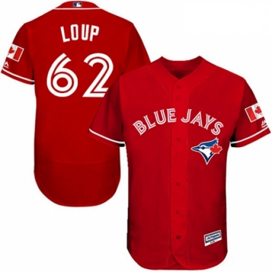 Mens Majestic Toronto Blue Jays 62 Aaron Loup Scarlet Alternate Flex Base Authentic Collection MLB Jersey Mens Majestic Toronto Blue Jays 62 Aaron Loup Scarlet Alternate Flex Base Authentic Collection MLB Jersey