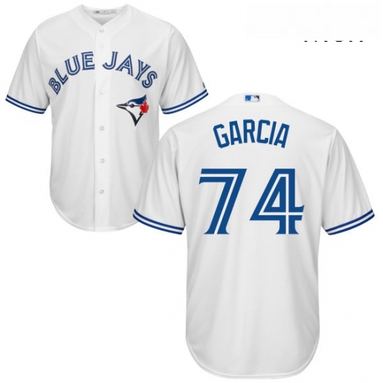 Mens Majestic Toronto Blue Jays 74 Jaime Garcia Replica White Home MLB Jersey Mens Majestic Toronto Blue Jays 74 Jaime Garcia Replica White Home MLB Jersey