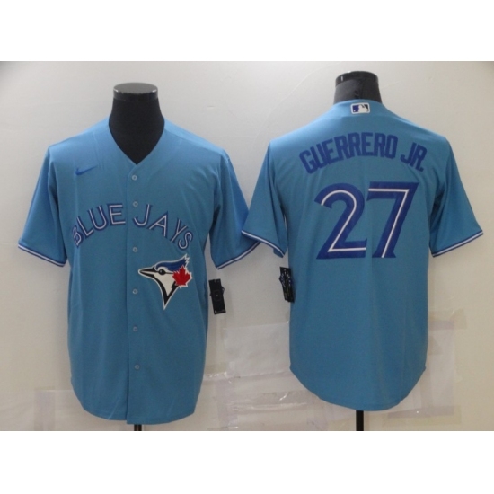 Men's Nike Toronto Blue Jays #27 Vladimir Guerrero Jr. Blue Stitched Baseball Jersey Men's Nike Toronto Blue Jays #27 Vladimir Guerrero Jr. Blue Stitched Baseball Jersey