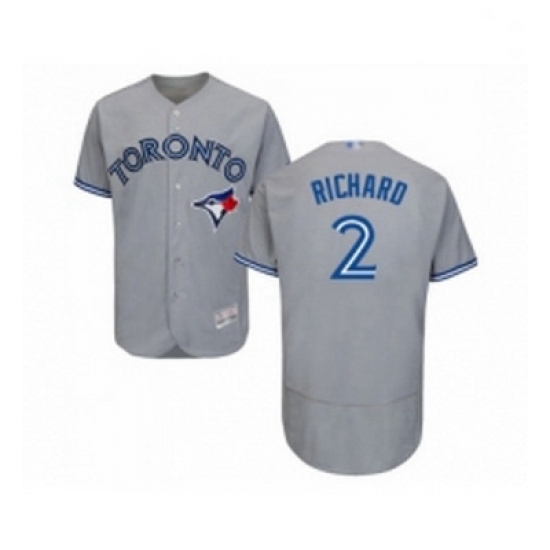 Mens Toronto Blue Jays 2 Clayton Richard Grey Road Flex Base Authentic Collection Baseball Jersey Mens Toronto Blue Jays 2 Clayton Richard Grey Road Flex Base Authentic Collection Baseball Jersey