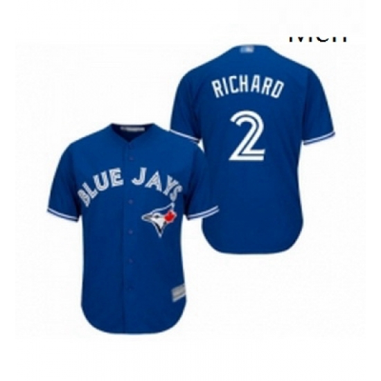 Mens Toronto Blue Jays 2 Clayton Richard Replica Blue Alternate Baseball Jersey Mens Toronto Blue Jays 2 Clayton Richard Replica Blue Alternate Baseball Jersey