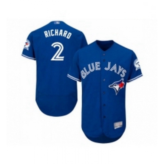 Mens Toronto Blue Jays 2 Clayton Richard Royal Blue Alternate Flex Base Authentic Collection MLB Jersey Mens Toronto Blue Jays 2 Clayton Richard Royal Blue Alternate Flex Base Authentic Collection MLB Jersey