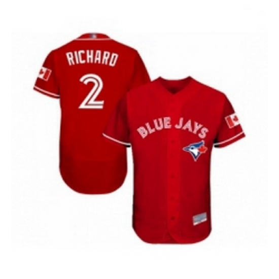 Mens Toronto Blue Jays 2 Clayton Richard Scarlet Alternate Flex Base Authentic Collection MLB Jersey Mens Toronto Blue Jays 2 Clayton Richard Scarlet Alternate Flex Base Authentic Collection MLB Jersey