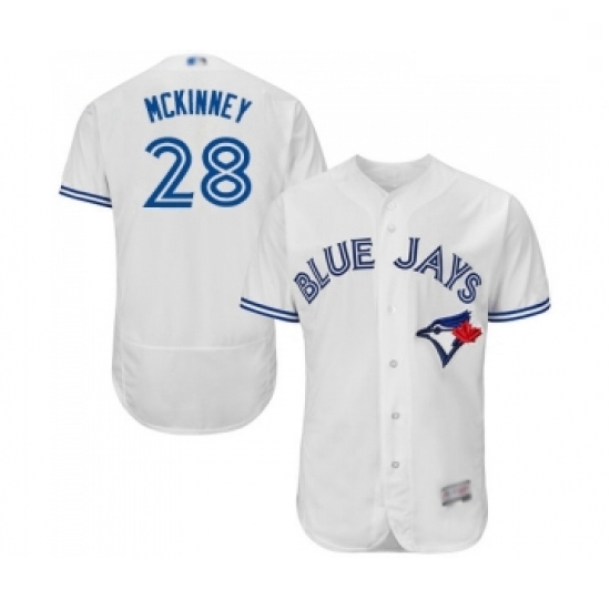 Mens Toronto Blue Jays 28 Billy McKinney White Home Flex Base Authentic Collection Baseball Jersey Mens Toronto Blue Jays 28 Billy McKinney White Home Flex Base Authentic Collection Baseball Jersey