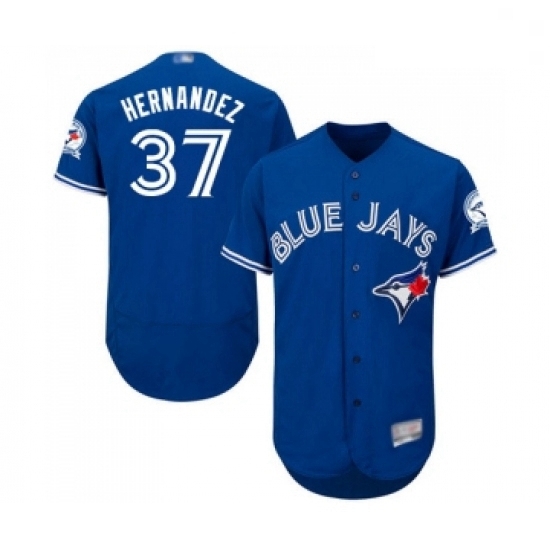 Mens Toronto Blue Jays 37 Teoscar Hernandez Royal Blue Alternate Flex Base Authentic Collection MLB JerseyBase Mens Toronto Blue Jays 37 Teoscar Hernandez Royal Blue Alternate Flex Base Authentic Collection MLB JerseyBase
