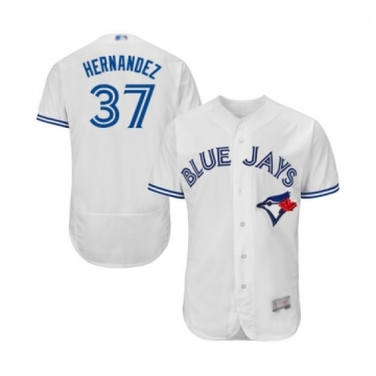 Mens Toronto Blue Jays 37 Teoscar Hernandez White Home Flex Base Authentic Collection Baseball Jersey Mens Toronto Blue Jays 37 Teoscar Hernandez White Home Flex Base Authentic Collection Baseball Jersey