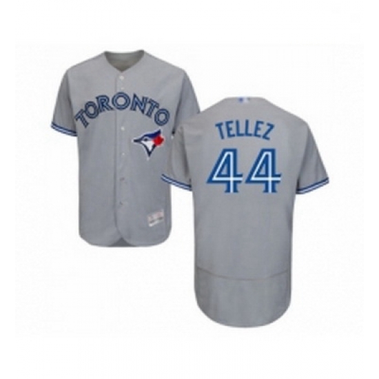 Mens Toronto Blue Jays 44 Rowdy Tellez Grey Road Flex Base Authentic Collection Baseball Jersey Mens Toronto Blue Jays 44 Rowdy Tellez Grey Road Flex Base Authentic Collection Baseball Jersey