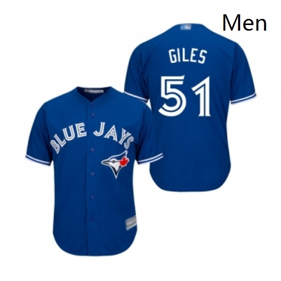 Mens Toronto Blue Jays 51 Ken Giles Replica Blue Alternate Baseball Jersey Mens Toronto Blue Jays 51 Ken Giles Replica Blue Alternate Baseball Jersey