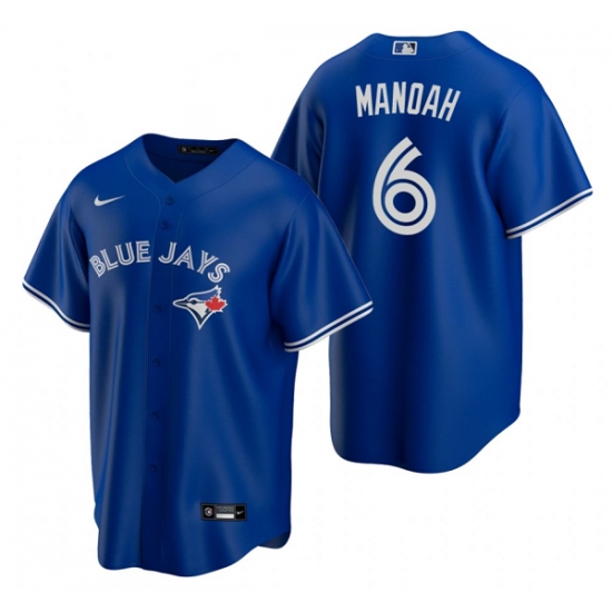 Men's Toronto Blue Jays #6 Alek Manoah Royal Cool Base Stitched Jersey Men's Toronto Blue Jays #6 Alek Manoah Royal Cool Base Stitched Jersey