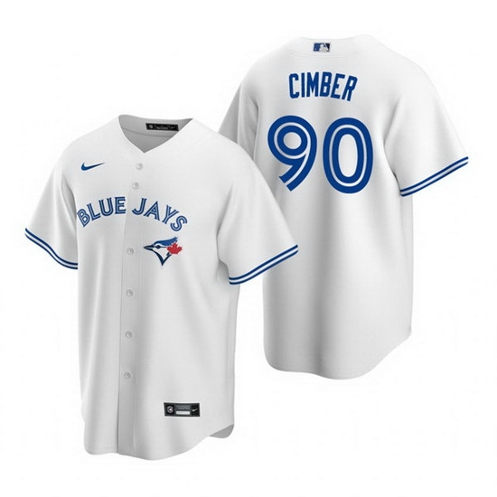 Mens Toronto Blue Jays #90 Adam Cimber Nike White Home Cool Base Jersey Mens Toronto Blue Jays #90 Adam Cimber Nike White Home Cool Base Jersey