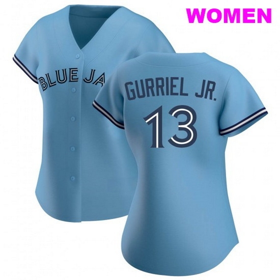 WOMEN'S TORONTO BLUE JAYS #13 LOURDES GURRIEL JR. WOMEN'S TORONTO BLUE JAYS #13 LOURDES GURRIEL JR.
