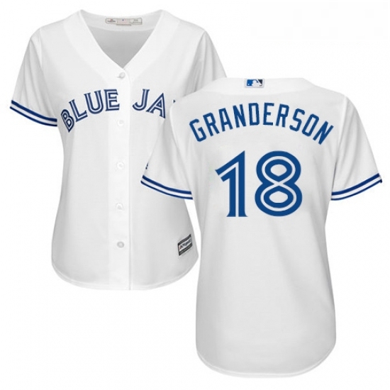 Womens Majestic Toronto Blue Jays 18 Curtis Granderson Authentic White Home MLB Jersey Womens Majestic Toronto Blue Jays 18 Curtis Granderson Authentic White Home MLB Jersey