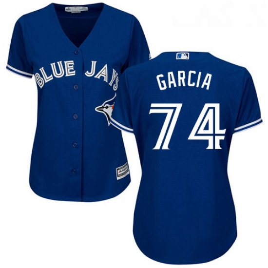 Womens Majestic Toronto Blue Jays 74 Jaime Garcia Authentic Blue Alternate MLB Jersey Womens Majestic Toronto Blue Jays 74 Jaime Garcia Authentic Blue Alternate MLB Jersey