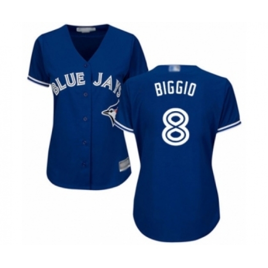 Women's Toronto Blue Jays #8 Cavan Biggio Authentic Blue Alternate Baseball Player Jersey Women's Toronto Blue Jays #8 Cavan Biggio Authentic Blue Alternate Baseball Player Jersey