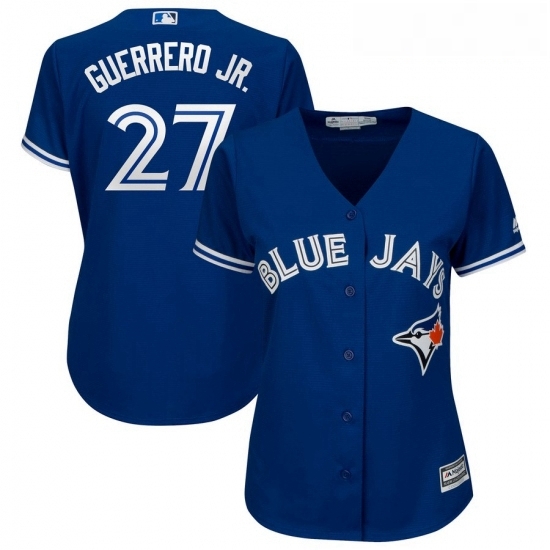 Womens Toronto Blue Jays Vladimir Guerrero Jr Majestic Royal Cool Base Player Jersey Womens Toronto Blue Jays Vladimir Guerrero Jr Majestic Royal Cool Base Player Jersey