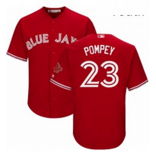 Youth Majestic Toronto Blue Jays 23 Dalton Pompey Authentic Scarlet Alternate MLB Jersey Youth Majestic Toronto Blue Jays 23 Dalton Pompey Authentic Scarlet Alternate MLB Jersey