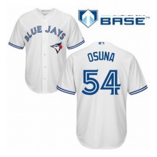 Youth Majestic Toronto Blue Jays 54 Roberto Osuna Authentic White Home MLB Jersey Youth Majestic Toronto Blue Jays 54 Roberto Osuna Authentic White Home MLB Jersey