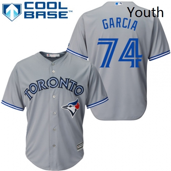Youth Majestic Toronto Blue Jays 74 Jaime Garcia Authentic Grey Road MLB Jersey Youth Majestic Toronto Blue Jays 74 Jaime Garcia Authentic Grey Road MLB Jersey