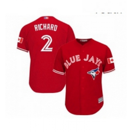 Youth Toronto Blue Jays 2 Clayton Richard Replica Scarlet Alternate Baseball Jersey Youth Toronto Blue Jays 2 Clayton Richard Replica Scarlet Alternate Baseball Jersey