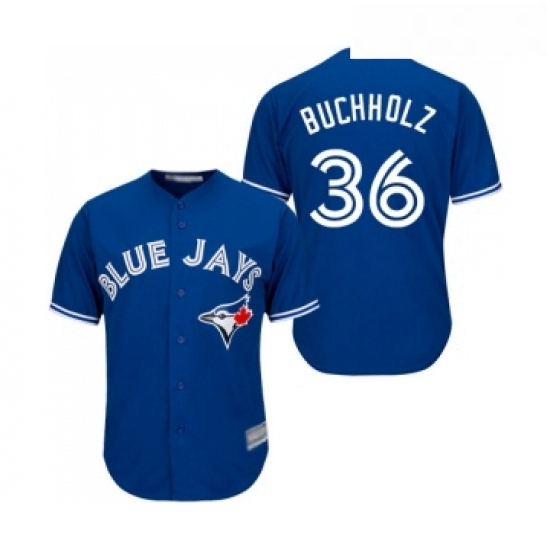 Youth Toronto Blue Jays 36 Clay Buchholz Replica Blue Alternate Baseball Jersey Youth Toronto Blue Jays 36 Clay Buchholz Replica Blue Alternate Baseball Jersey