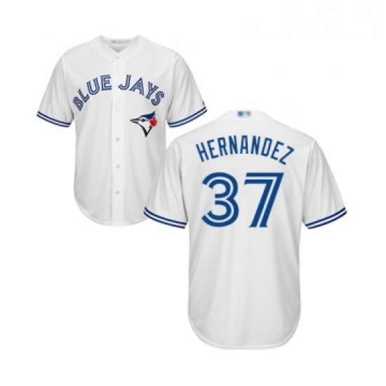 Youth Toronto Blue Jays 37 Teoscar Hernandez Replica White Home Baseball Jersey Youth Toronto Blue Jays 37 Teoscar Hernandez Replica White Home Baseball Jersey