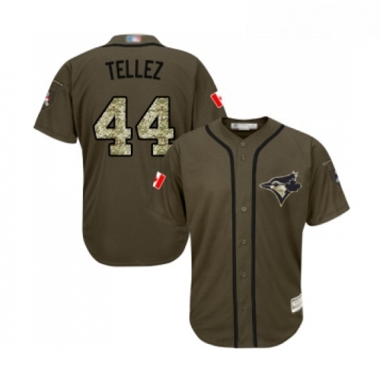 Youth Toronto Blue Jays 44 Rowdy Tellez Authentic Green Salute to Service Baseball Jersey Youth Toronto Blue Jays 44 Rowdy Tellez Authentic Green Salute to Service Baseball Jersey