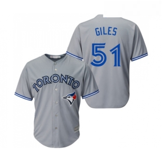 Youth Toronto Blue Jays 51 Ken Giles Replica Grey Road Baseball Jersey Youth Toronto Blue Jays 51 Ken Giles Replica Grey Road Baseball Jersey