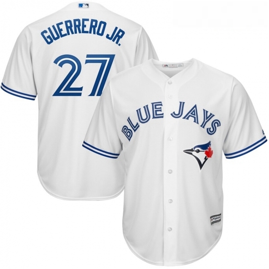 Youth Toronto Blue Jays Vladimir Guerrero Jr Majestic White Home Official Cool Base Player Jersey Youth Toronto Blue Jays Vladimir Guerrero Jr Majestic White Home Official Cool Base Player Jersey