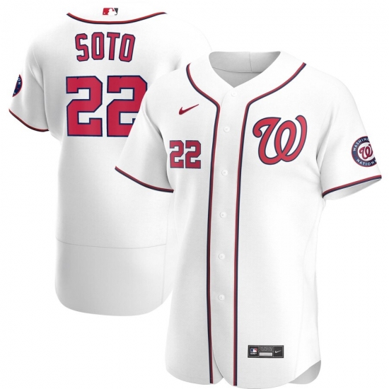 Men Washington Nationals 22 Juan Soto Men Nike White Home 2020 Flex Base Player MLB Jersey Men Washington Nationals 22 Juan Soto Men Nike White Home 2020 Flex Base Player MLB Jersey