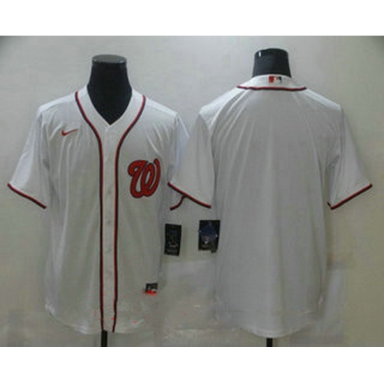 Men Washington Nationals Blank White Stitched MLB Cool Base Nike Jersey Men Washington Nationals Blank White Stitched MLB Cool Base Nike Jersey