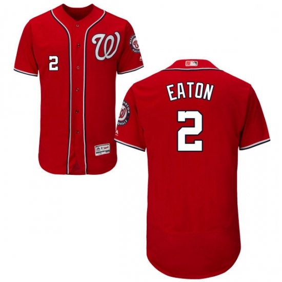 Mens Majestic Washington Nationals 2 Adam Eaton Red Flexbase Authentic Collection MLB Jersey Mens Majestic Washington Nationals 2 Adam Eaton Red Flexbase Authentic Collection MLB Jersey