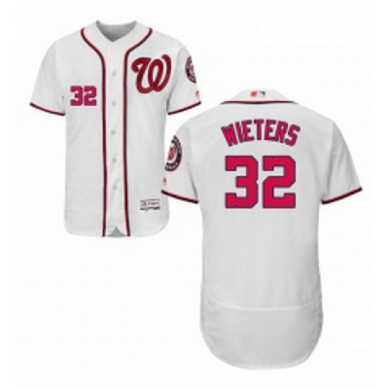 Mens Majestic Washington Nationals 32 Matt Wieters White Flexbase Authentic Collection MLB Jersey Mens Majestic Washington Nationals 32 Matt Wieters White Flexbase Authentic Collection MLB Jersey