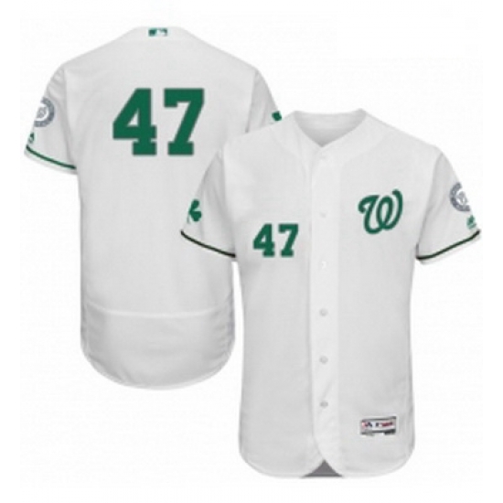 Mens Majestic Washington Nationals 47 Gio Gonzalez White Celtic Flexbase Authentic Collection MLB Jersey Mens Majestic Washington Nationals 47 Gio Gonzalez White Celtic Flexbase Authentic Collection MLB Jersey