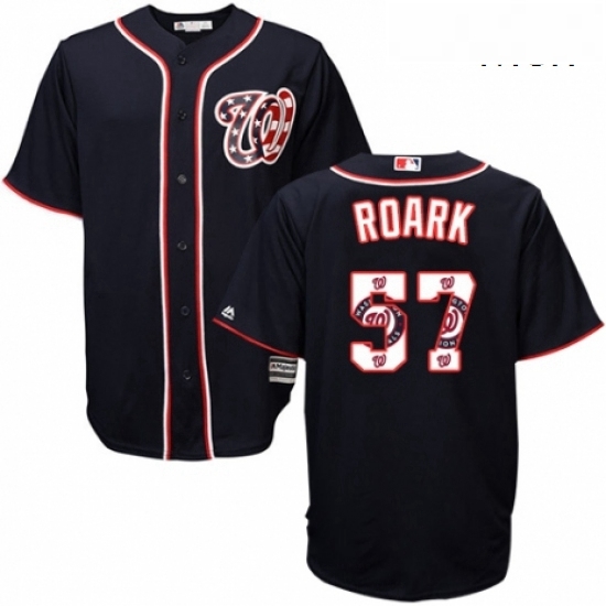 Mens Majestic Washington Nationals 57 Tanner Roark Authentic Navy Blue Team Logo Fashion Cool Base MLB Jersey Mens Majestic Washington Nationals 57 Tanner Roark Authentic Navy Blue Team Logo Fashion Cool Base MLB Jersey