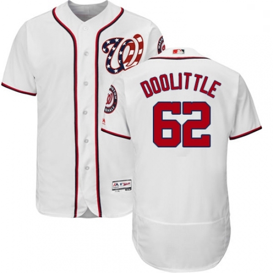 Mens Majestic Washington Nationals 62 Sean Doolittle White Flexbase Authentic Collection MLB Jersey Mens Majestic Washington Nationals 62 Sean Doolittle White Flexbase Authentic Collection MLB Jersey