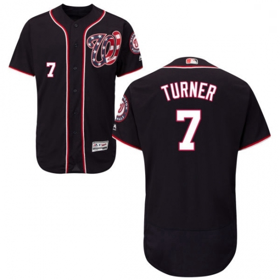 Mens Majestic Washington Nationals 7 Trea Turner Navy Blue Flexbase Authentic Collection MLB Jersey Mens Majestic Washington Nationals 7 Trea Turner Navy Blue Flexbase Authentic Collection MLB Jersey