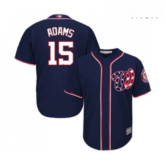 Mens Washington Nationals 15 Matt Adams Replica Navy Blue Alternate 2 Cool Base Baseball Jersey Mens Washington Nationals 15 Matt Adams Replica Navy Blue Alternate 2 Cool Base Baseball Jersey