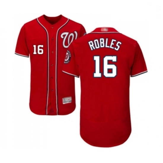 Mens Washington Nationals 16 Victor Robles Red Alternate Flex Base Authentic Collection Baseball Jersey Mens Washington Nationals 16 Victor Robles Red Alternate Flex Base Authentic Collection Baseball Jersey