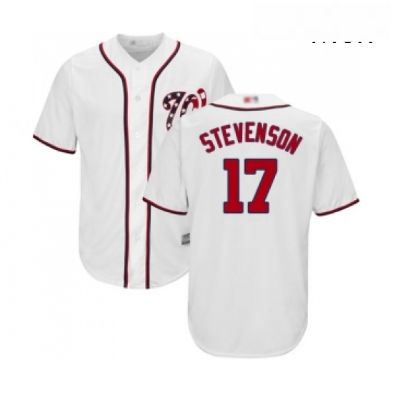 Mens Washington Nationals 17 Andrew Stevenson Replica White Home Cool Base Baseball Jersey Mens Washington Nationals 17 Andrew Stevenson Replica White Home Cool Base Baseball Jersey
